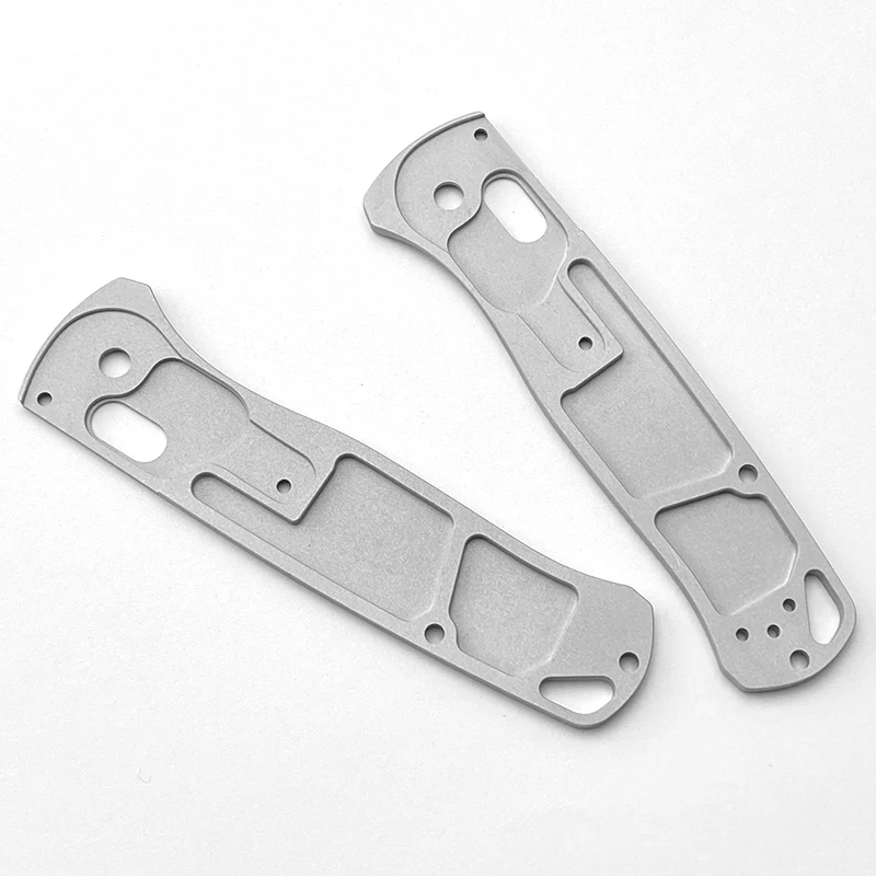 1 paio di toppe con manico a lama in lega di alluminio per BM 535 coltello a nido d'ape struttura in lega di alluminio Bugout 535 Patch accessori fai da te