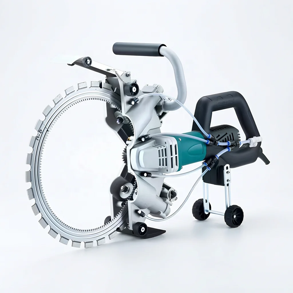 Applicable to Energy Conservation 50/60Hz 220-240V AC Ce Certified 410mm Brushless Electric Ring Saw Machine for Wall Cutting