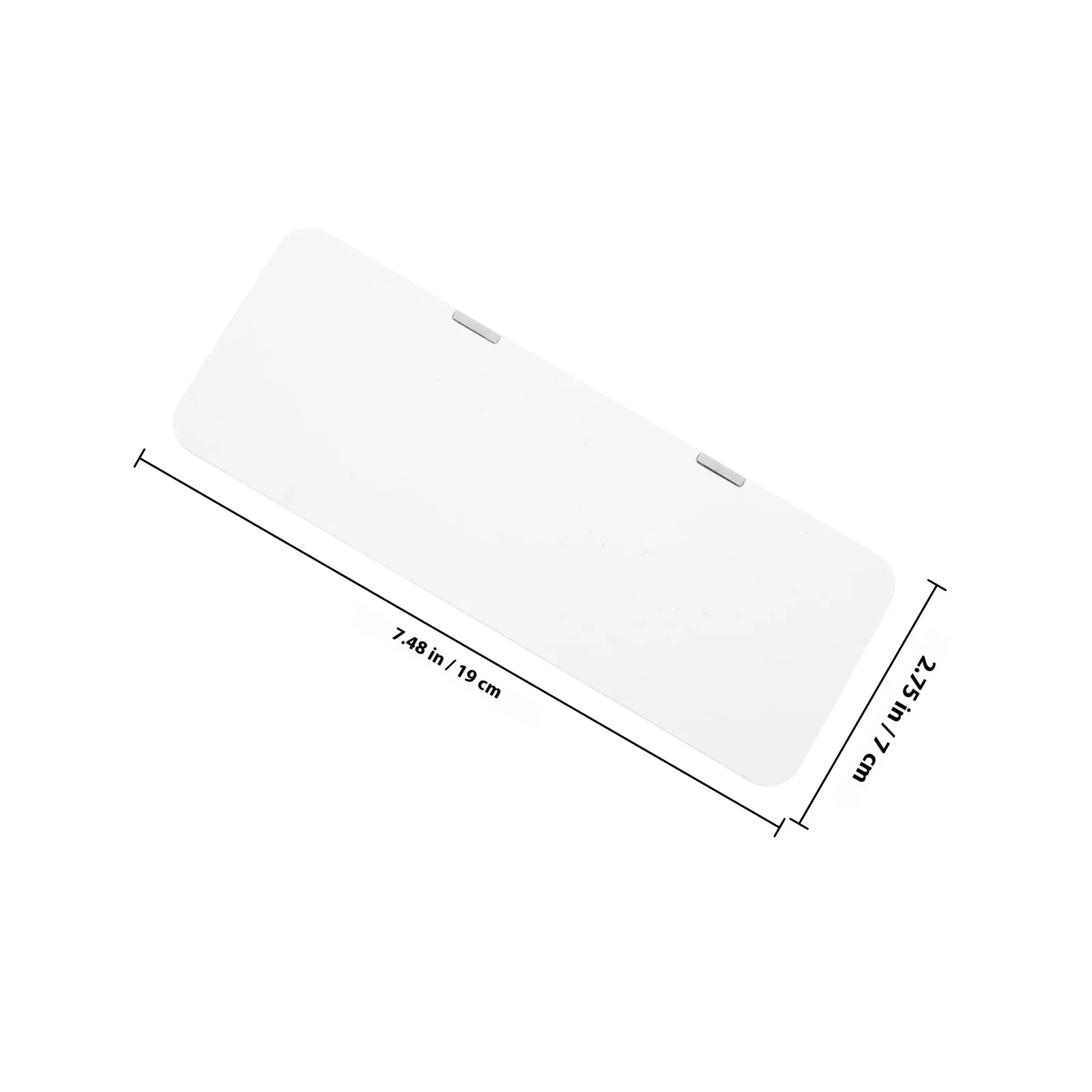 Papan Memo Panel Samping Monitor Komputer Strip Magnetik 3 Warna Pena Papan Tulis Penghapus Organizer Desktop Transparan untuk Kantor