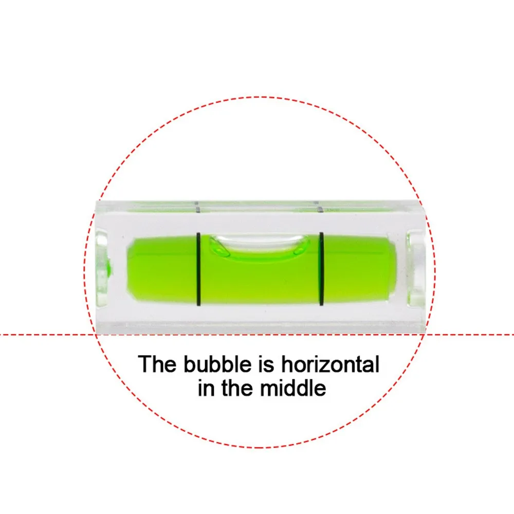 5/10Pcs Bubble Spirit Level 40x15x15mm Square Balancer Horizontal Green Protractor For Frames Murals Hanging Measurement Tools