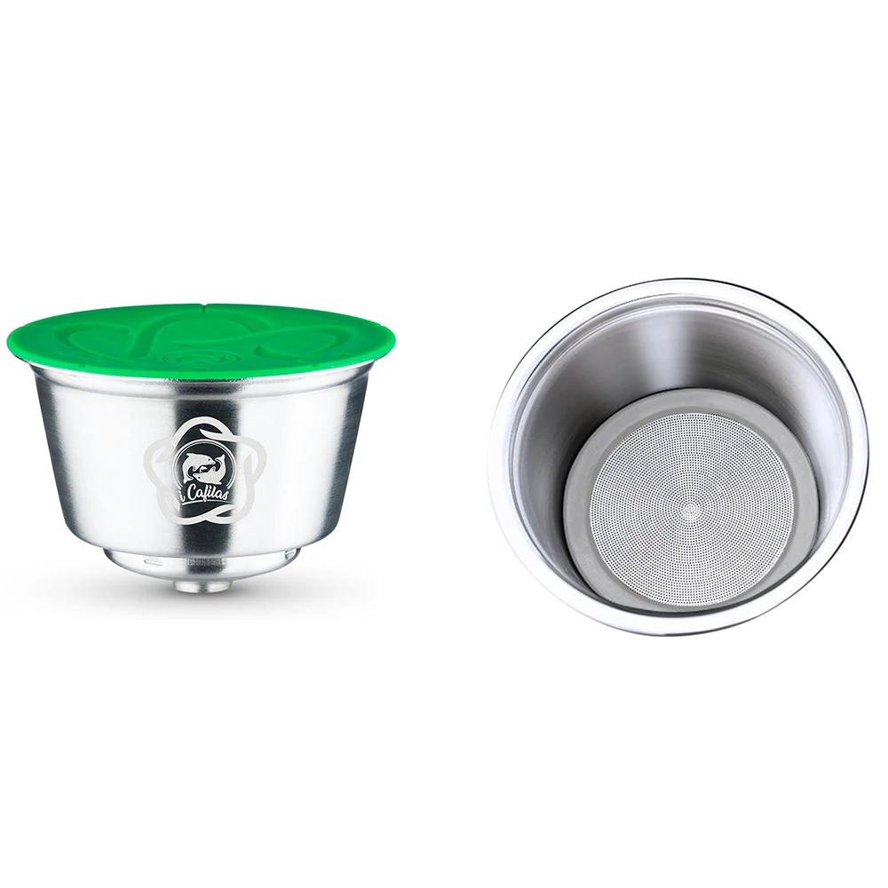 Reusable coffee Capsule for Dolce Gusto Refillable Pods Espresso Capsule Filter Stainles Steel