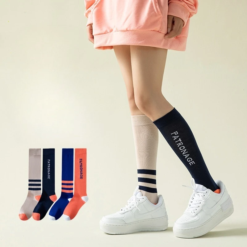 

Micro Pressure Sports Calf Socks Professional Skipping Rope Running Women's Summer Fitness Anti Slip Yoga Long Socks