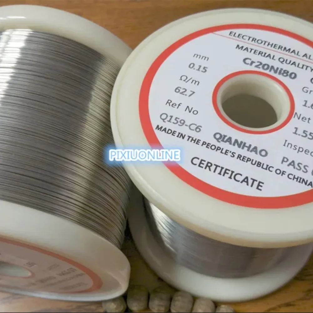 

1PCS/10meters YT2173 Nichrome wire Diameter 0.5MM-1.2MM Cr20Ni80 Heating wire Resistance wire Alloy heating yarn Mentos