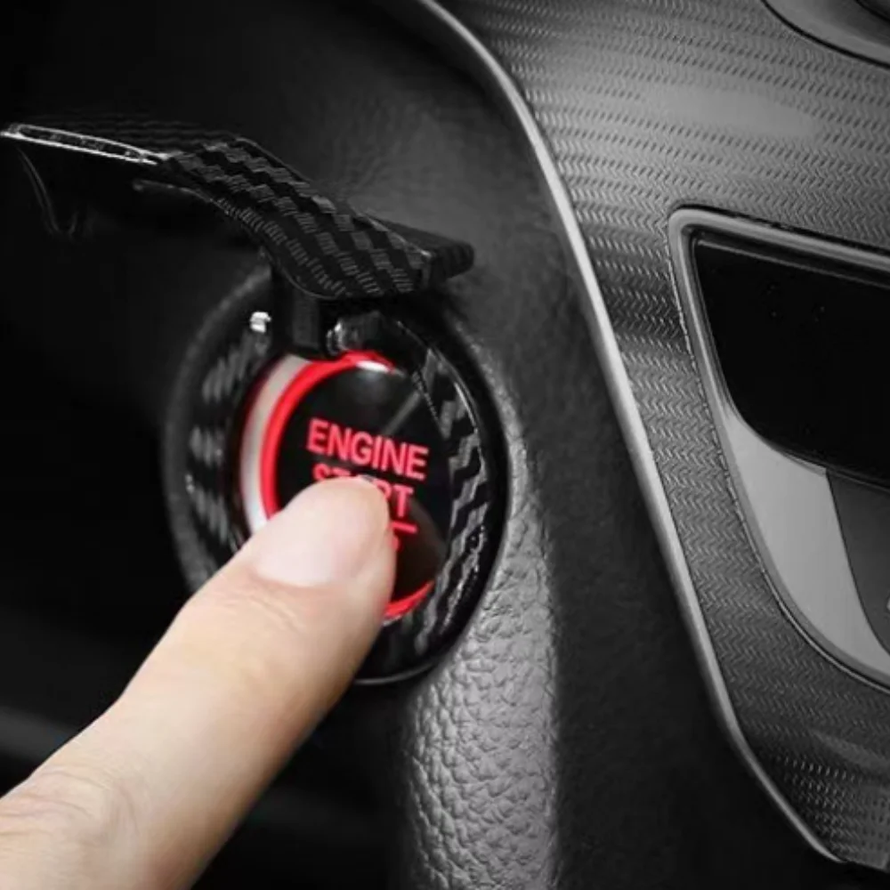 Car Engine Start Stop Button Cover for Audi A1 A2 A3 A4 A5 A6 A7 A8 Q2 Q3 Q5 Q7 S3 S4 S5 S6 S7 S8 TT TTS RS3-RS6