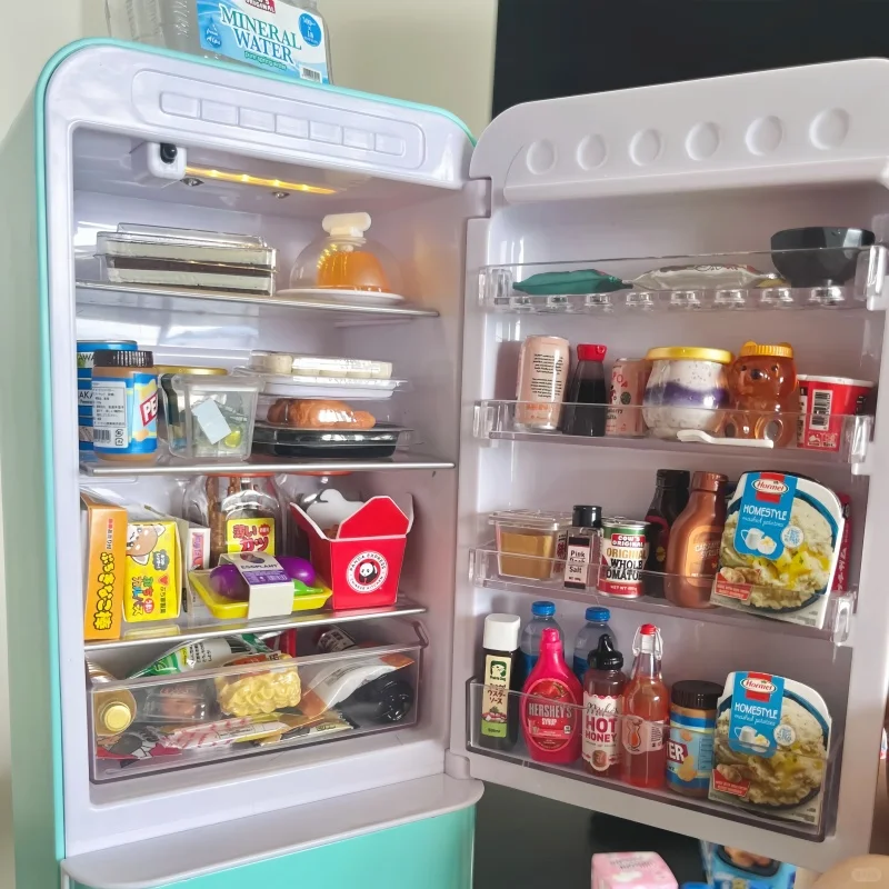 

New Zuru Mini Fridge Blind Box Mini Brands Mystery Boxtrendy Model For Role Play Home Miniature Refrigerator Collectible Set Toy