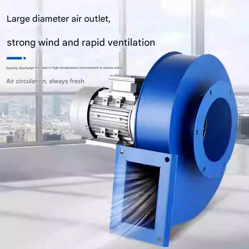 منفاخ طرد مركزي صناعي يعمل بالتيار المتردد عالي الكفاءة، مروحة مسودة منخفضة الضوضاء للغلاية المقاومة لدرجات الحرارة العالية مدعومة ODM #6