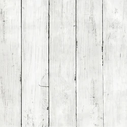 Classic ivory white yellow wood grain paper self-adhesive detachable veneer wallpaper for living room DIY decoration stickers