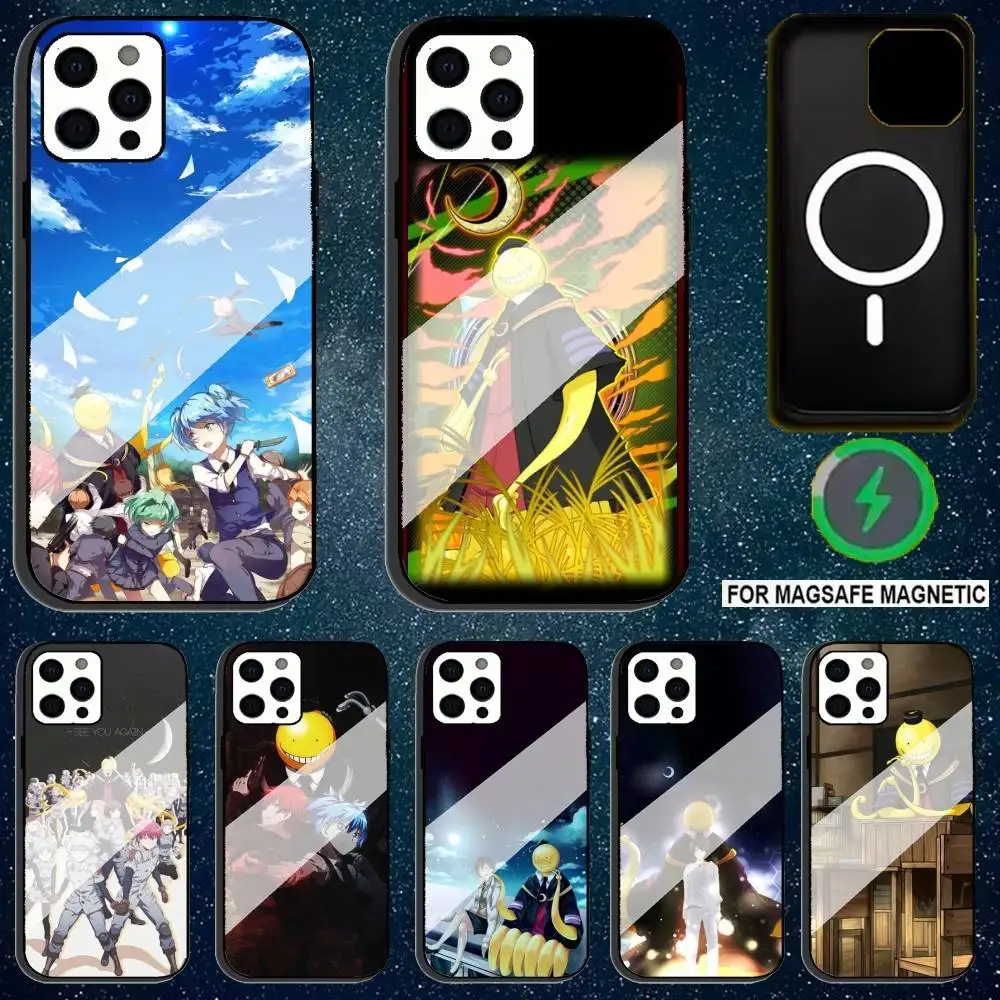 

A-Assassination Classroom Phone Case For iPhone 17,16,15,14,13,12,11,Pro,Max,Plus,Mini,SE4,E Magnetic Magsafe Wireless Charging