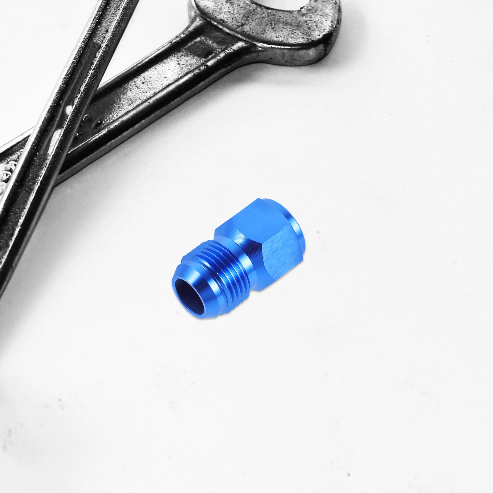 

Oil Cooler Blue Female AN8 to Male AN10 Fuel Line Quick Connector Aluminum Fuel Line Adapter Fitting Car Engine Parts