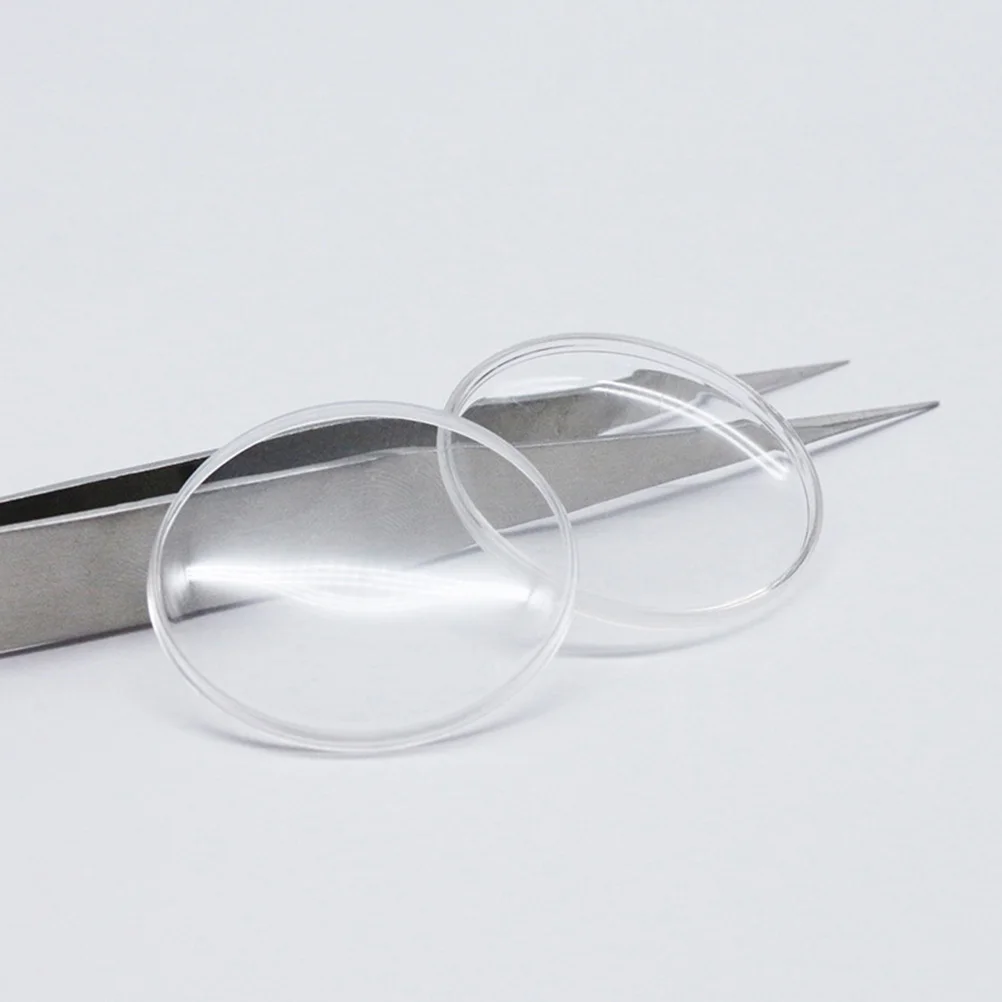 

25pcs Clear Acrylic Transparent Glass For Watch Repair Supplies Replacement Dial Protector Watch Clear Lid Tool