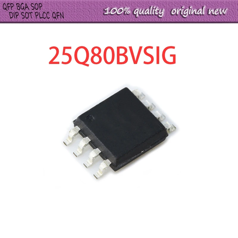 NEW    10PCS/LOT  W25Q80BVSSIG   W25Q80BVSIG W25Q80BV W25Q80B 25Q80BVSIG  SOP-8