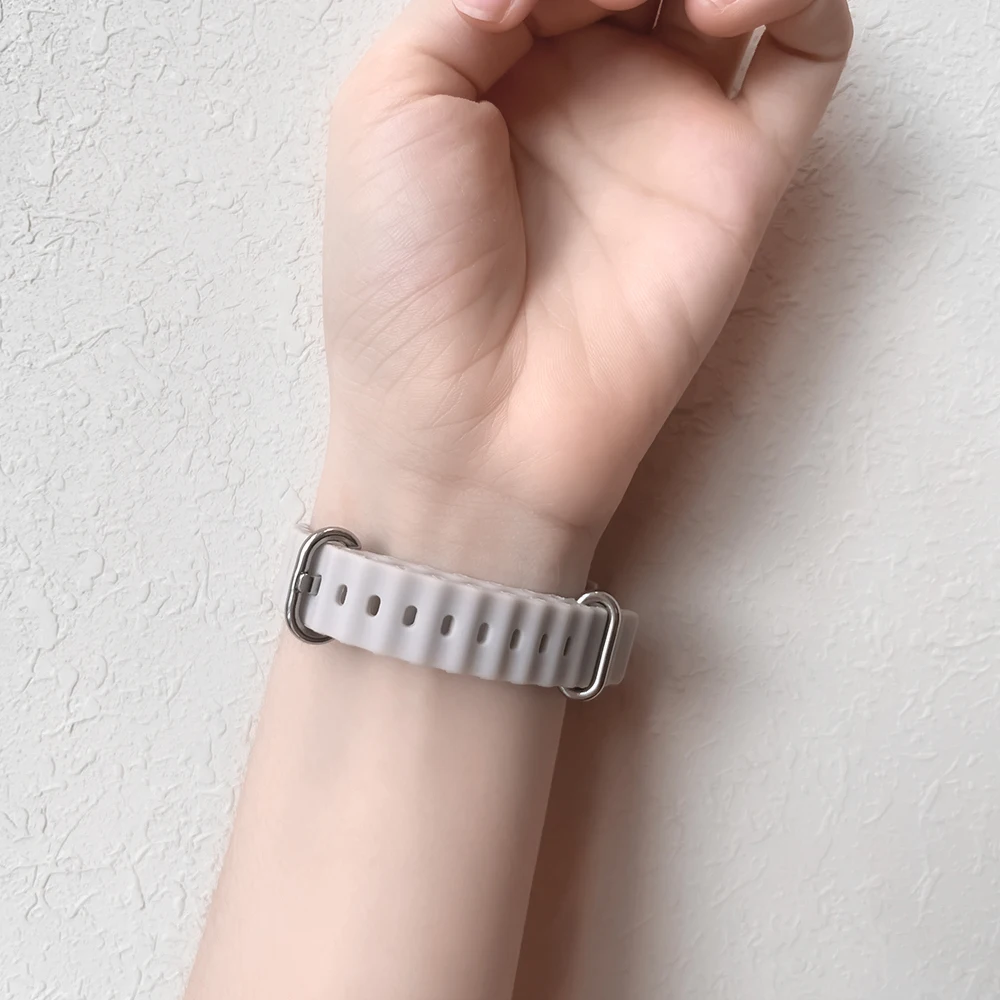 سوار ساعة من السيليكون لـ Mi Band 9 حزام لـ Xiaomi Smart Band 8 ساعة ذكية مقاومة للماء بديلة لـ Xiaomi Miband 8 Correa