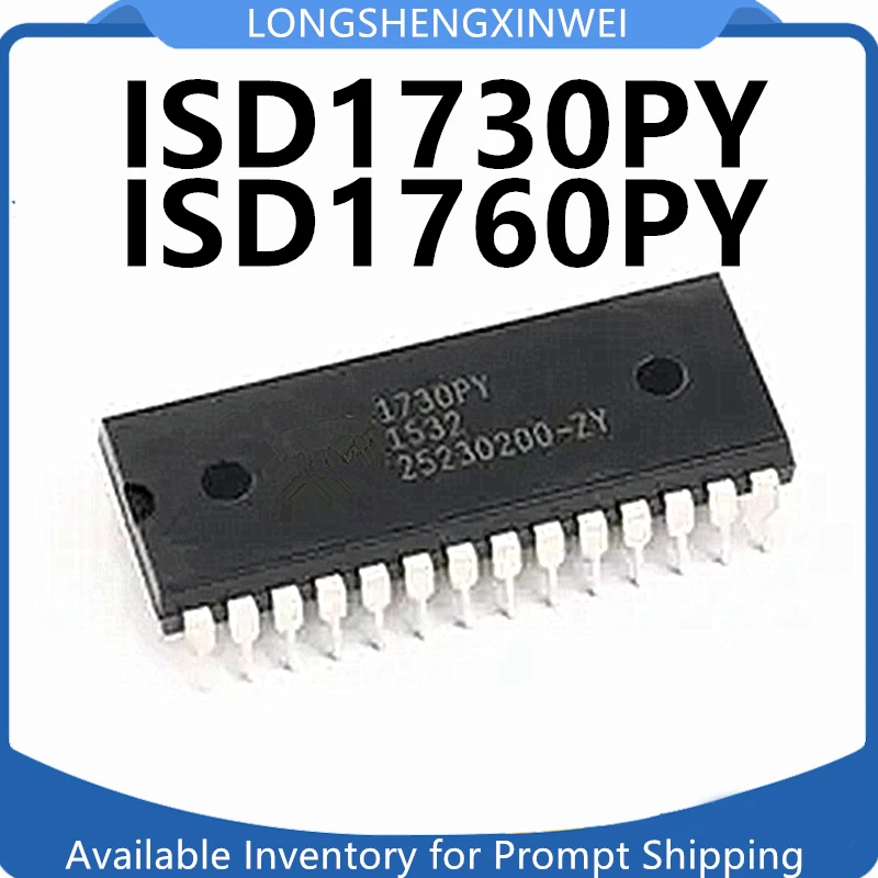 1PCS ISD1730PY ISD1760PY Inline DIP-28 Voice Chip NEW