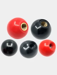 Red/Black Bakelite Handle Ball Copper/Core/Bakelite Core/Iron Core M4 M5 M6 M8 M10 M12 Lever Knob Machine Tool Handball