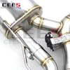 CEES キャットバック排気システム 2017-2022 BMW M550/M550i G30 N63 4.4TT レーシングカーステンレス鋼排気管マフラー 6