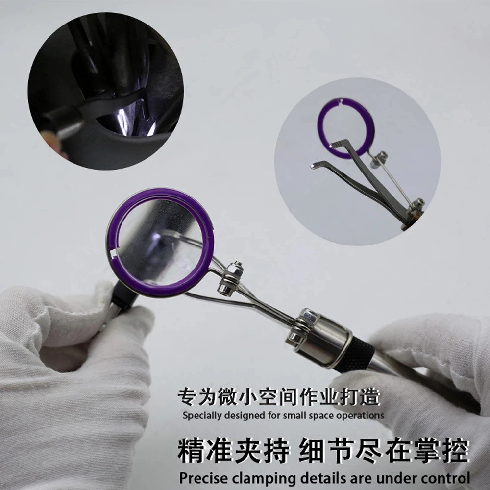 Auto repair tool Y Tension new endoscope with light and needle Wrench Lock Opener Tool With 2/3/4 Heads