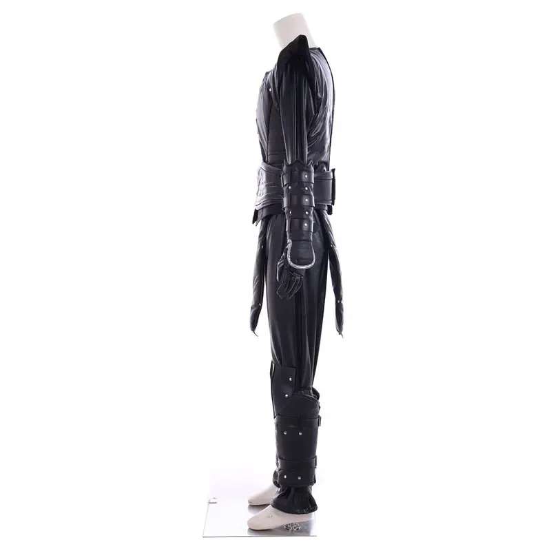 Game combat Ninja Noob Saibot cosplay costume black fighter uniform men combat Halloween Carnival Party full suit