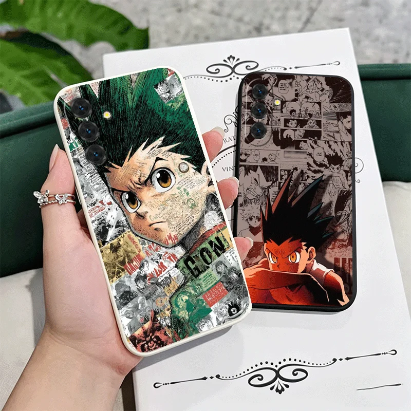 Hunter X-Hunters Gon Soft Phone Case For Samsung A17 A16 A15 A14 A13 A57 A56 A55 A54 A53 A37 A26 A25 A24 A23 A36 A35 A34 A33 Cou