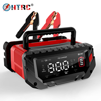 HTRC 30A Multi Voltage Car Charger 6V/12V/24V Full Automatic Battery Charger for Car Auto Moto LiFePo4 Lead Acid AGM Puls Repair