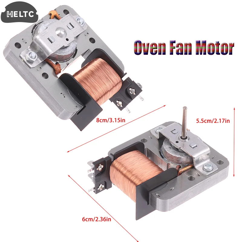 1PCS Metal Microwave Oven Replacement Fan Cooling Fan Motor MDT-10CEF 220V 18W 50HZ 2 Pin Shaded Pole Asynchronous Motor