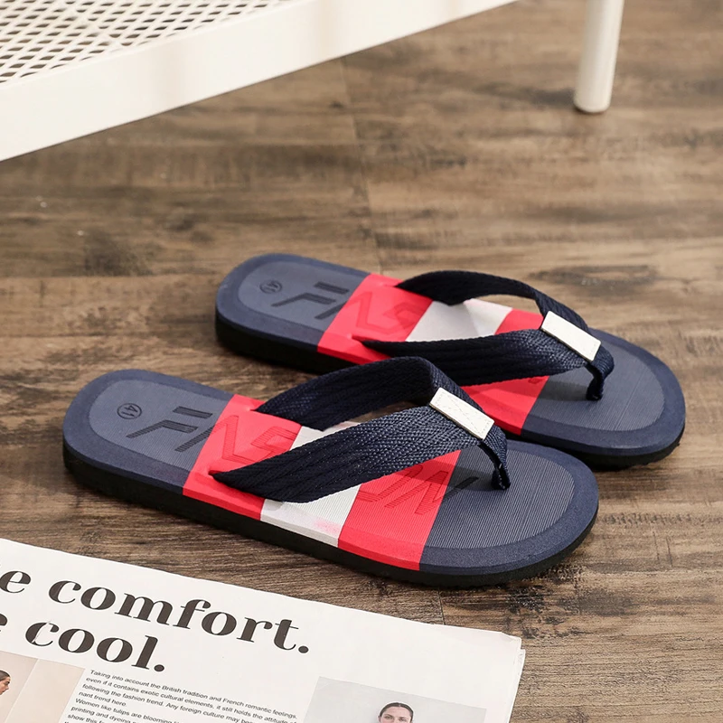 Men Flip Flops Slides 2024 Trend Summer Anti-skid Man Slippers Outdoor Light Casual Beach Male Sandals Household Slides for Men