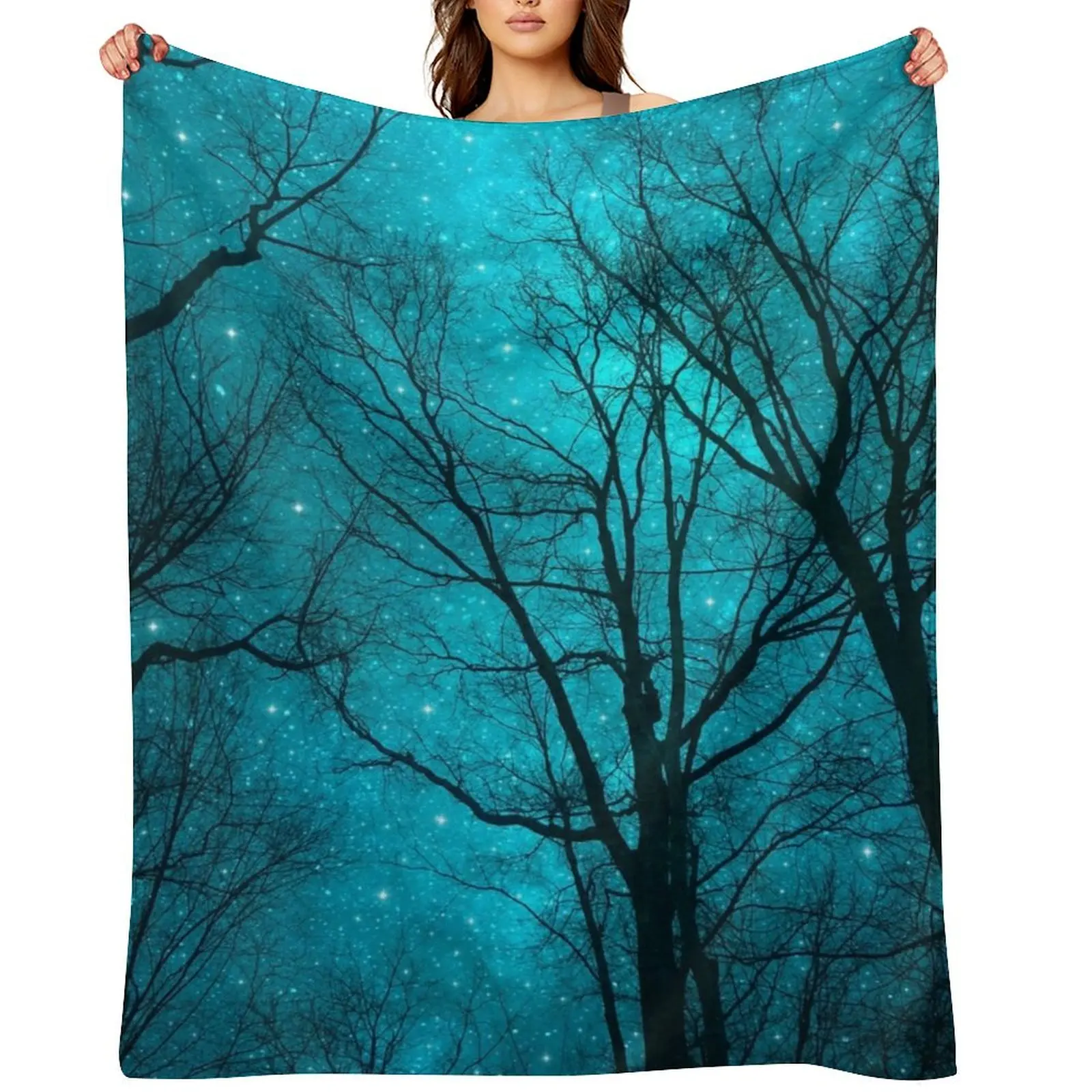 

Stars Can't Shine Without Darkness Throw Blanket For Decorative Sofa Luxury Soft Sofa Blankets