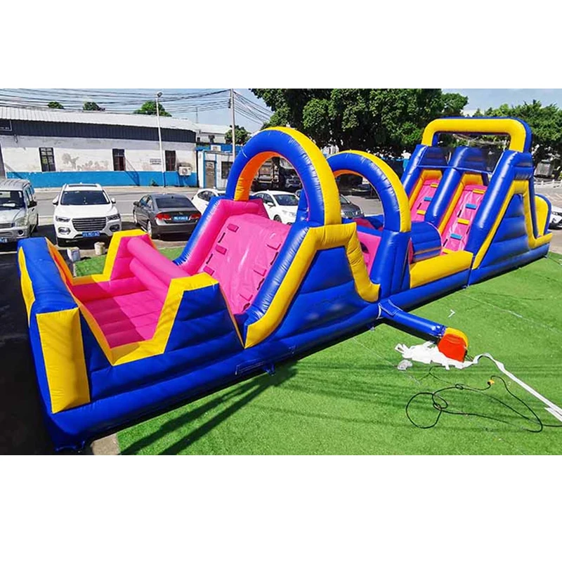 Inflatable Obstacle Course Games Training Inflatable Radical Obstacle Course Customized