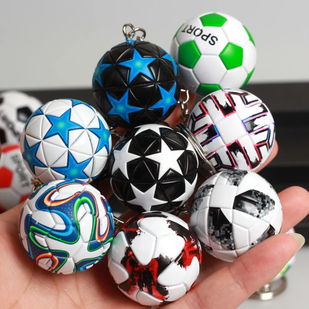Football keychain, sports event cup, tournament pendant, fan souvenir