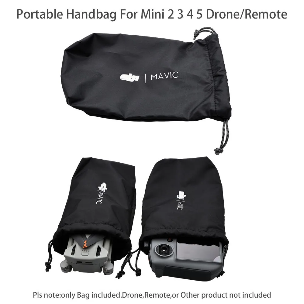 Storage Bag for DJI NEO 2/Mini 2 /3 4 5 Pro/Air 2S Protable Handbag for DJI RC 2 Carrying Case Drone Remote Control Accessories