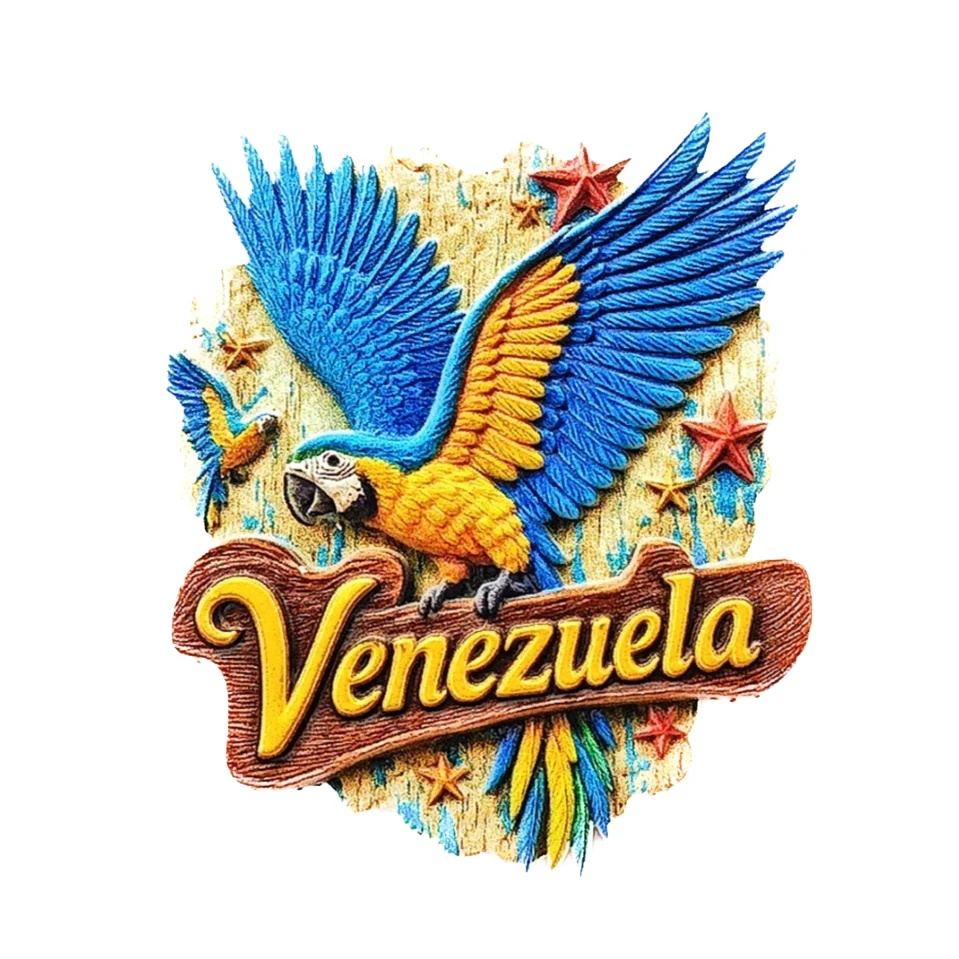 South America Venezuela 3D Fridge Magnets Tourism Souvenir Refrigerator Sticker Handicraft Gift Decoration