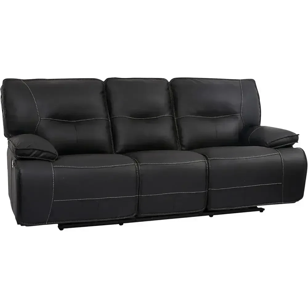 

Powerful Black Reclining Sofa