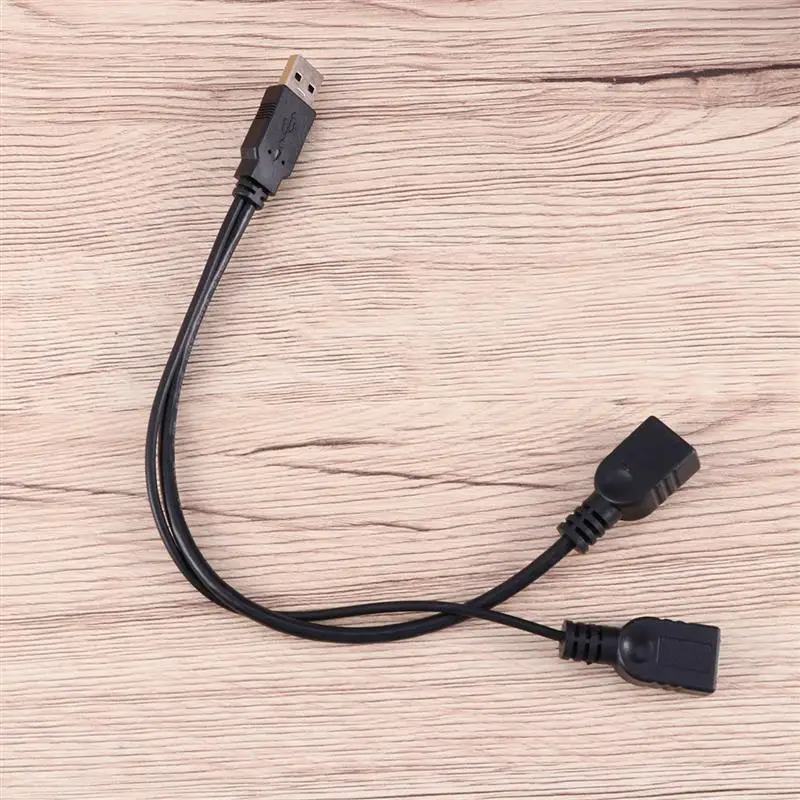 마이크로 USB 케이블 어댑터, 수-암 이중 USB 포트 어댑터 케이블, 2 in 1, 마이크로 USB 30 허브