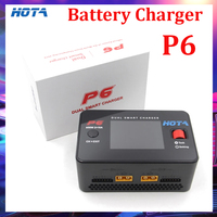 HOTA P6 AC 240V 300Wx2 15Ax2 Dual Channel Smart Balance Charger T240 240W Adapter For 1-16S LiHV/Lipo/LiFe/Lilon