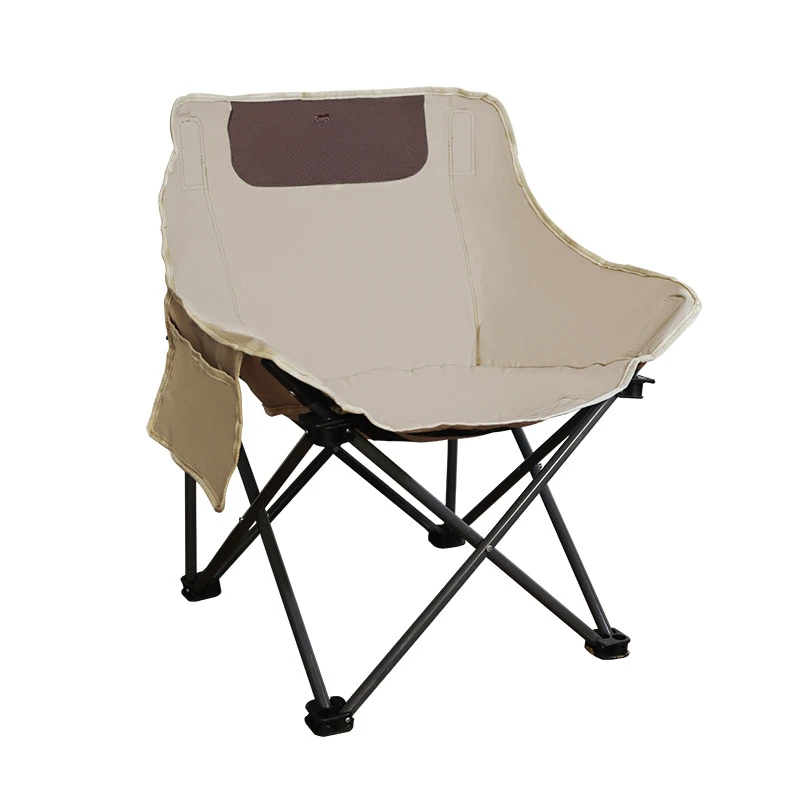 Outdoor Folding Chair Outdoor Egg Roll Table Backrest Chair Moon Chair