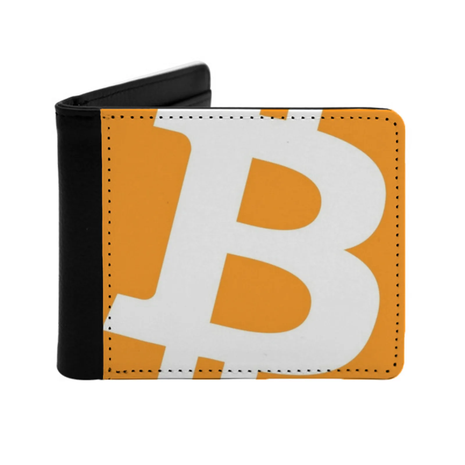 Bitcoin Personalized Wallet For Men And Women Pu Leather Short Pocket Purse Bitcoin Bitcoin Bitcoin Bitcoin Case Bitcoin