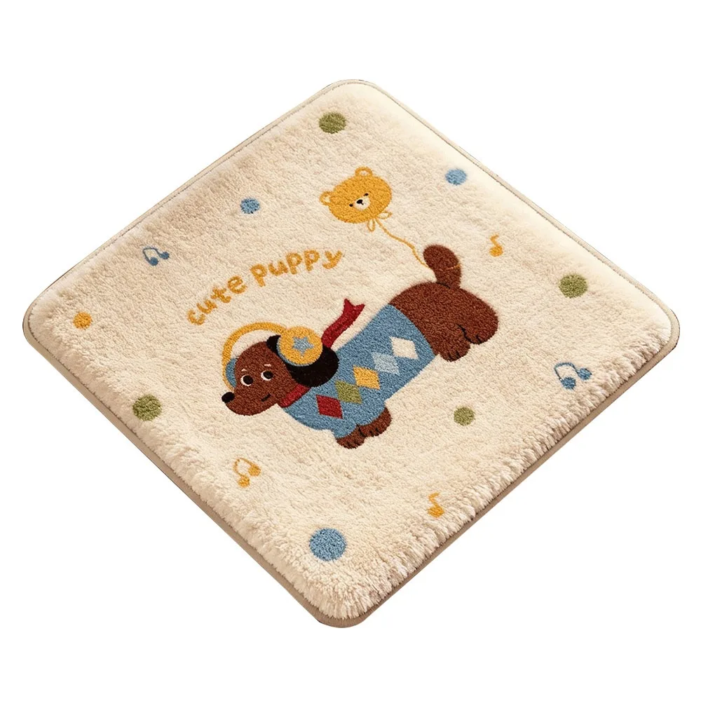 Cute 40x40cm Chair Cushion Anti-slip Winter Warm Dining Chair Pad Comfortable Soft Kitchen Chair Pad Office Chair