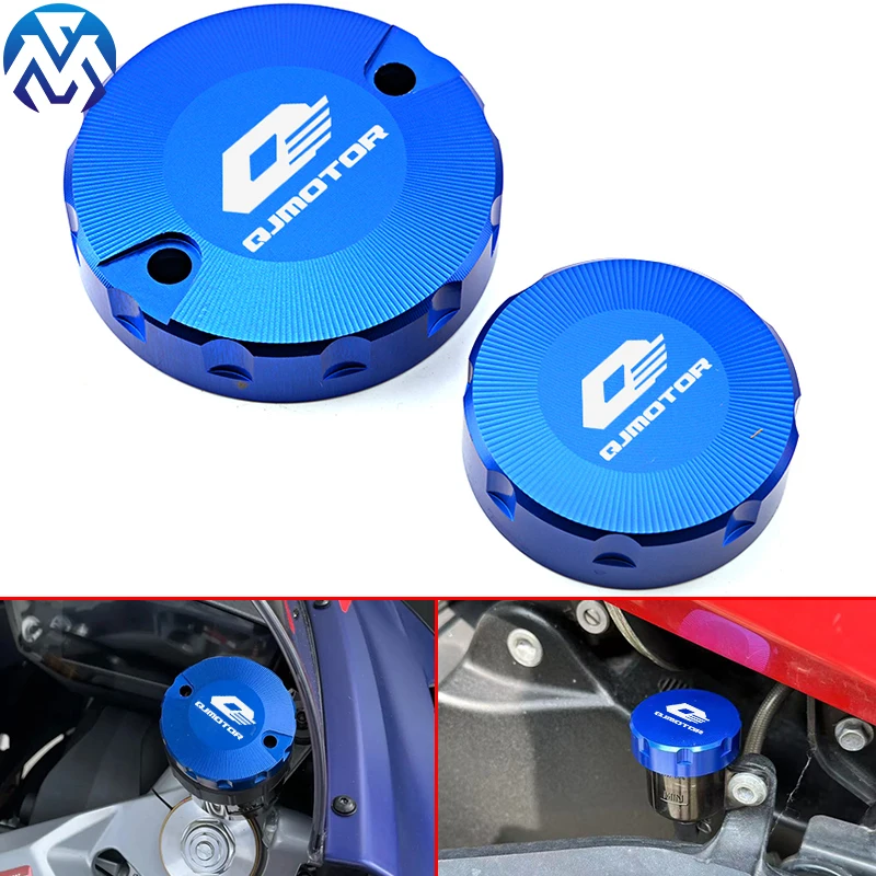 For QJMOTO QJ 600RR 800RR 900RR 921RR SRK 600 800 900 921 RR 2022-2024+ Accessories Motorcycle Rear Front Brake Fluid Covers