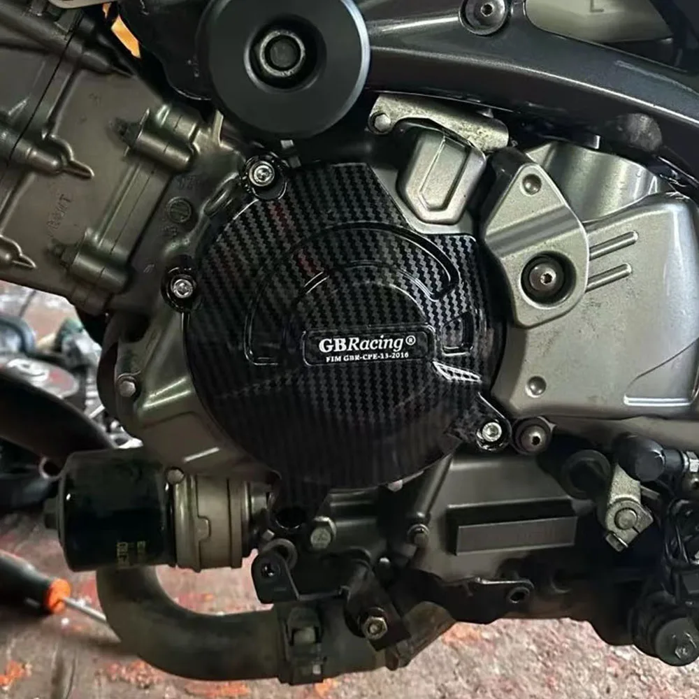 스즈키 SV650 2015-2025 용 모토 엔진 보호 장치 SV650 X 18-25 엔진 커버 오토바이 보호 커버 탄소 섬유 질감