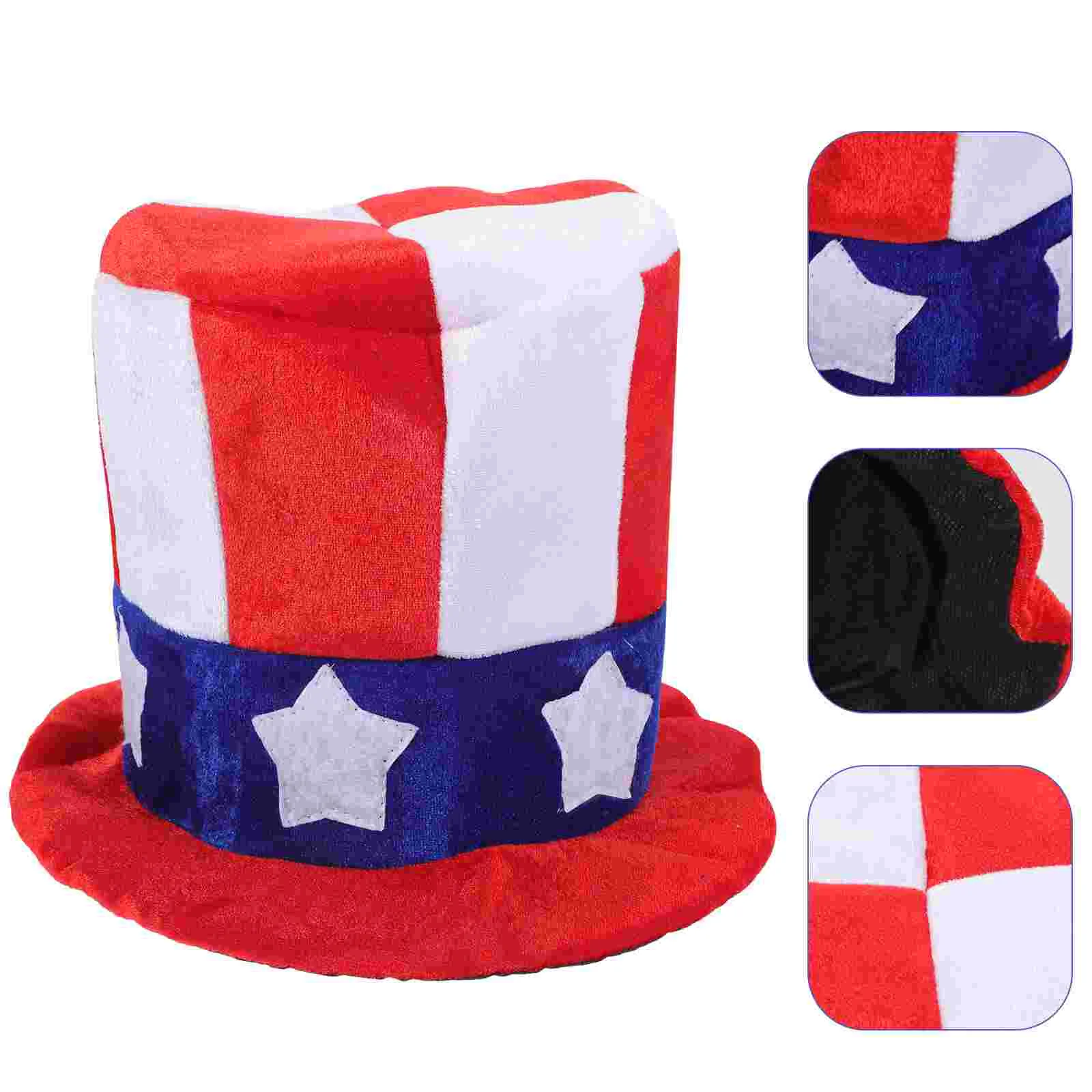 Independence Day Hat Usa Flag Party Hats Forth of July American Labor Costume National Bonnet Men Headdress Accessories