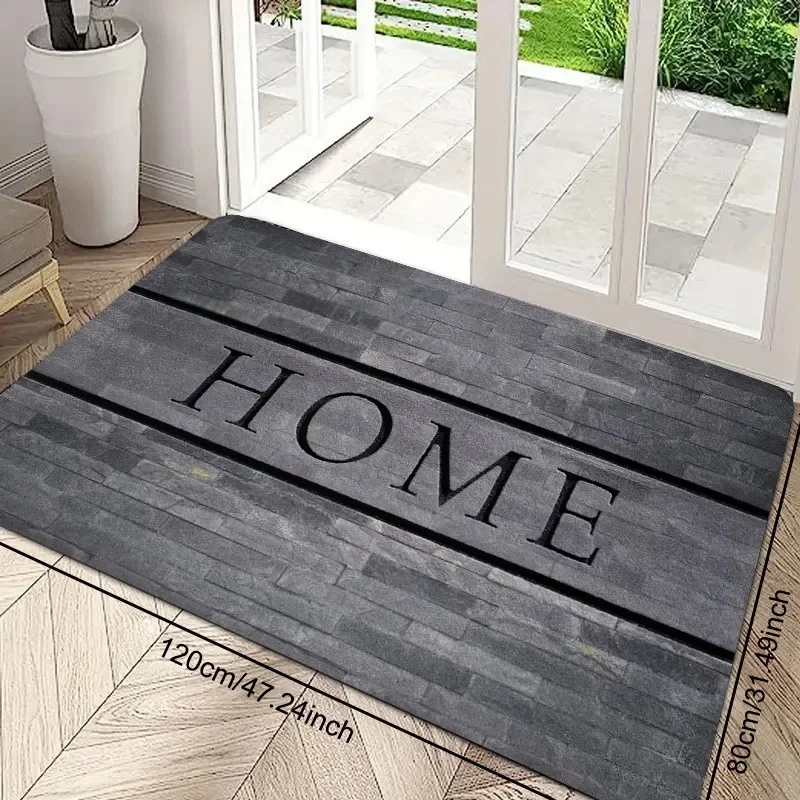 1 Buah Karpet Dapur Dekorasi Cetak HD Anti-selip Karpet Pintu Rumah Desain Pop Karpet Kamar Mandi Karpet Keset Kamar Mandi untuk Wastafel Rumah Dekorasi Binatu