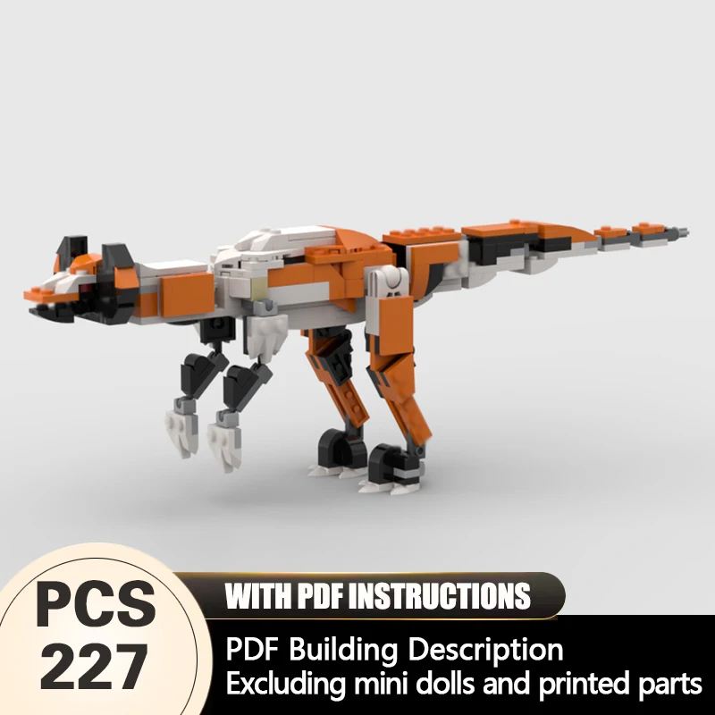 

Creators Animal Series Model MOC Building Bricks Collarodrakon Modular Technology Gifts Holiday Assemble Children Toys Suit