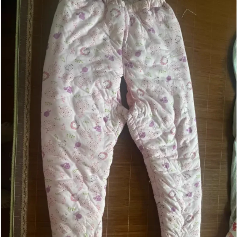 

ABDL Adult Baby Open Crotch Cotton Pants Breathable Comfort Soft Incontinence Trousers Plus Size Autumn Winter Warm Pants Gift