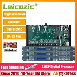 Leicozic Professional Digital Processor 4In 8Out 4.8SP DSP Speaker Management pro Audio Stage Equipment