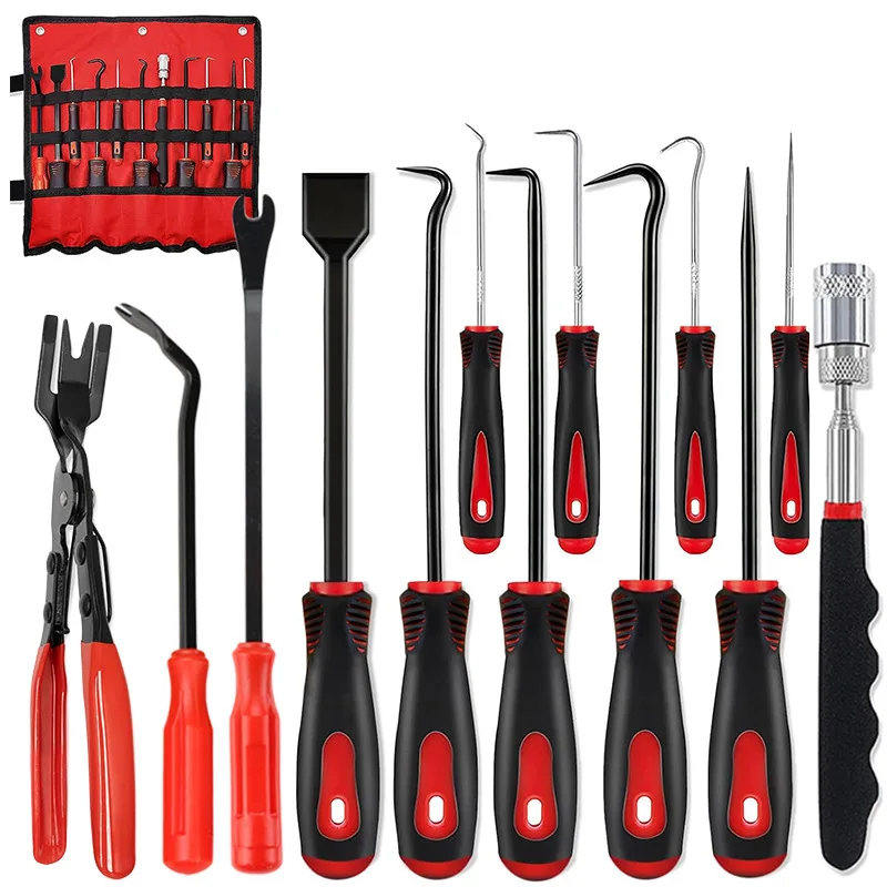 

Набор прецизионных крючков и скребков из 4/11 предметов — мини-инструмент для снятия шланга/прокладок с противоскользящей ручкой, авто/ремонт своими руками