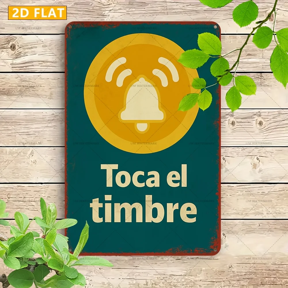 2D Flat Spanish-Style Exquisite Sign, 
