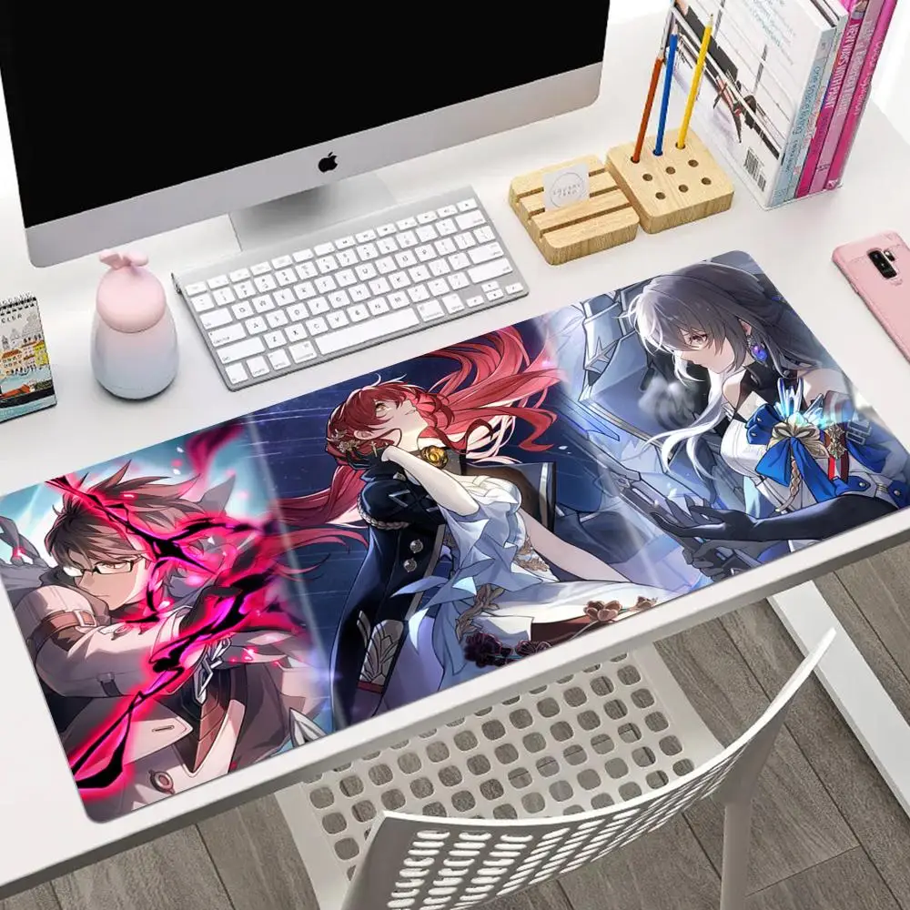 Honkai Star Rail Luxury Fashion Mouse Pad Large Anime DeskLuxury Desktop Cartoon Gaming Gamer Keyboard Office Computer Cushion