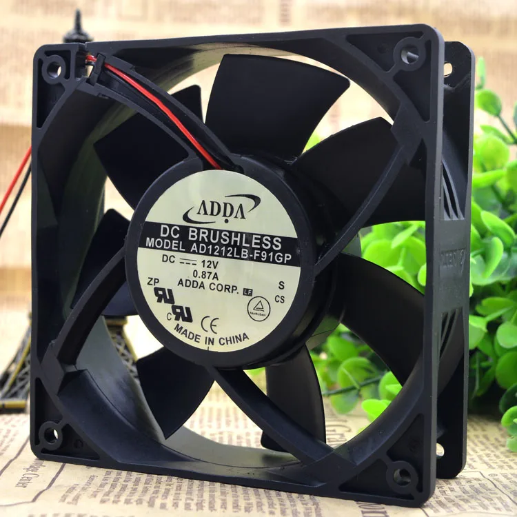 

НОВЫЙ ОРИГИНАЛЬНЫЙ AD1212LB-F91GP 12 В 0,87 А 12 СМ 12038 120*120*38 мм 12 см ОХЛАЖДАЮЩИЙ ВЕНТИЛЯТОР