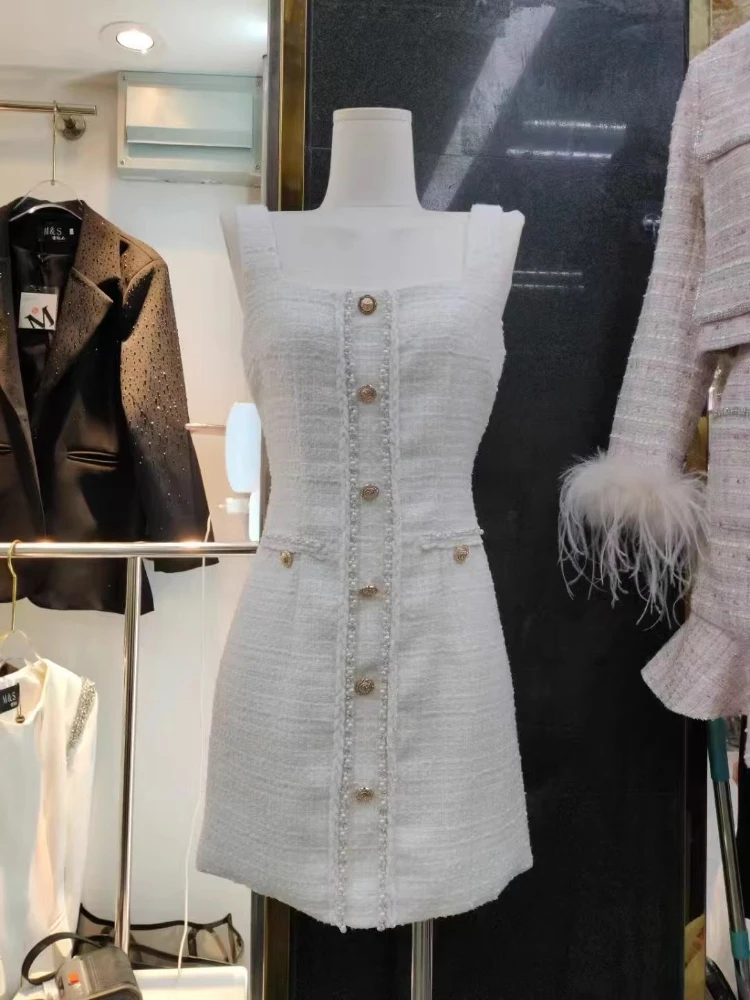 Nieuwe winter Franse elegante mode 2-delige set dames ontwerp retro jas + bandjurk harajuku chic vintage Koreaanse populaire kleding