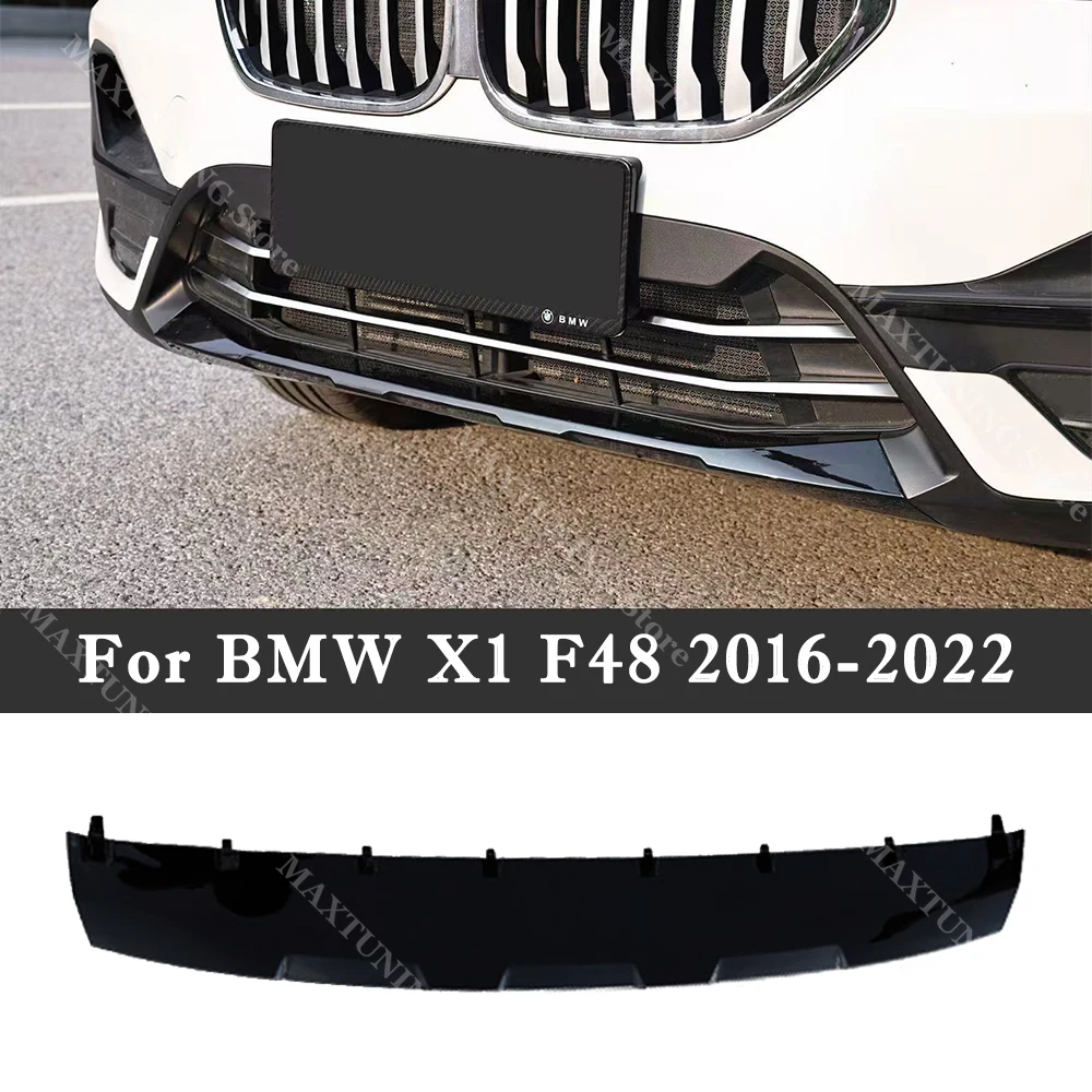 

For BMW X1 F48 xDrive 16d 18i 18d 20i 20d 25i 25d 2016-2022 Front Bumper Chin Diffuser Splitter Lip Protector Cover Body Kit