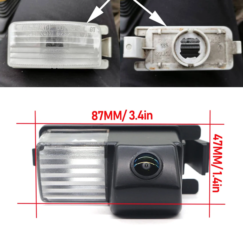 170 Degree HD CCD 1080P Rear View Camera For Nissan Tiida Versa Sentra Latio Hatchback C11 2004~2010 2011 2012 Night Vision